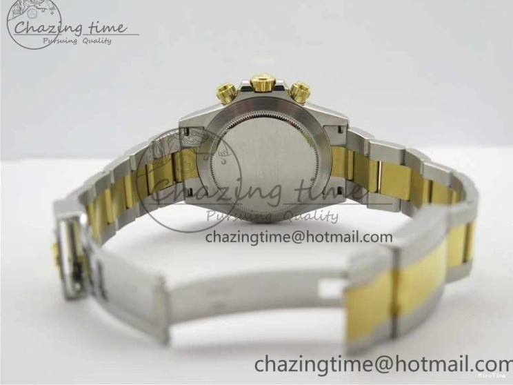 MiroTime 0420 Daytona 116503 SS YG Noob 1:1 Best Edition 904L SS Case and Bracelet White Dial SA4130 V WellDesigned 3176